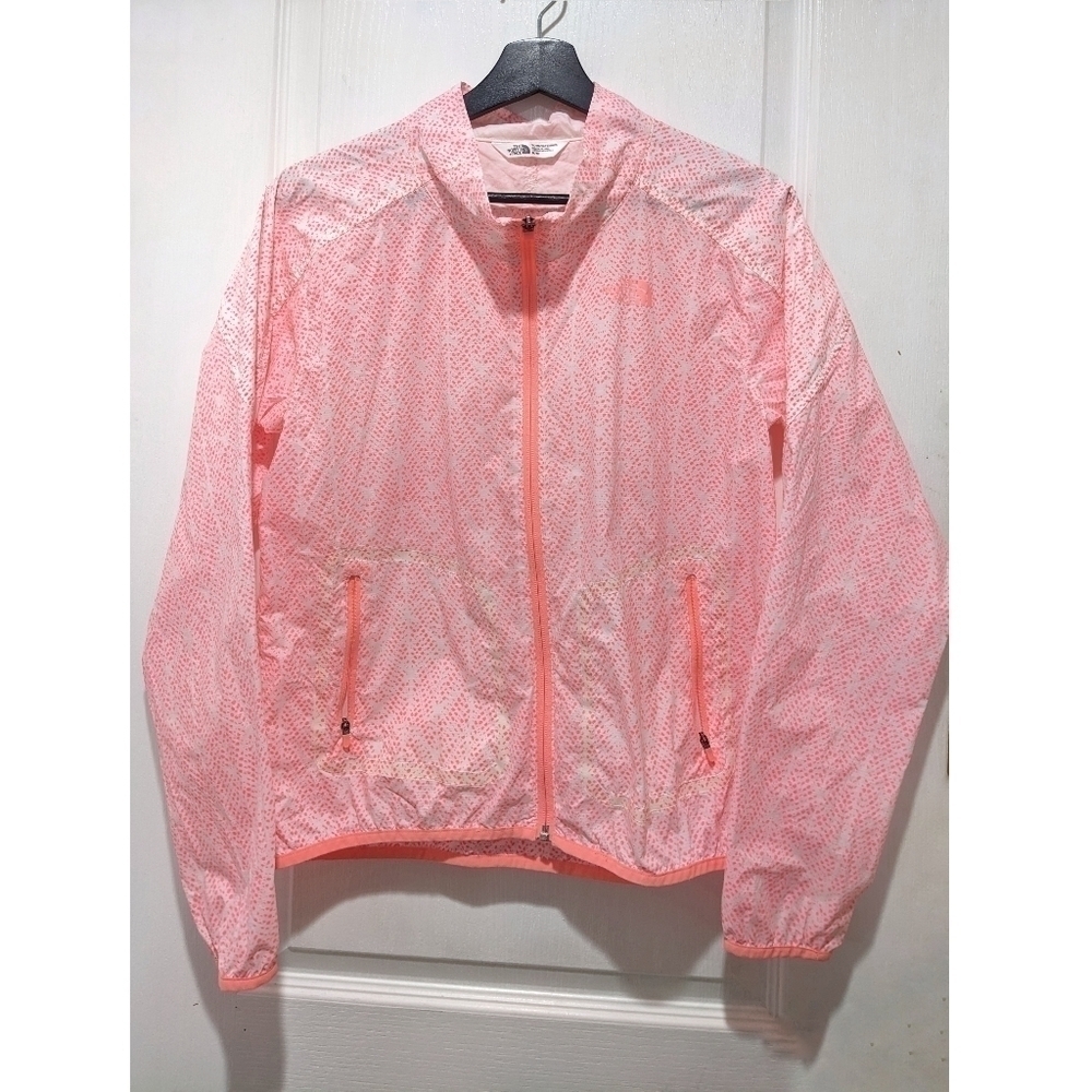The North Face | Mas Print Bomber Neon Peach Training Jacket.